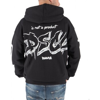 Disclaimer  Sweatshirt Schwarzer Kapuzenpullover günstig online kaufen
