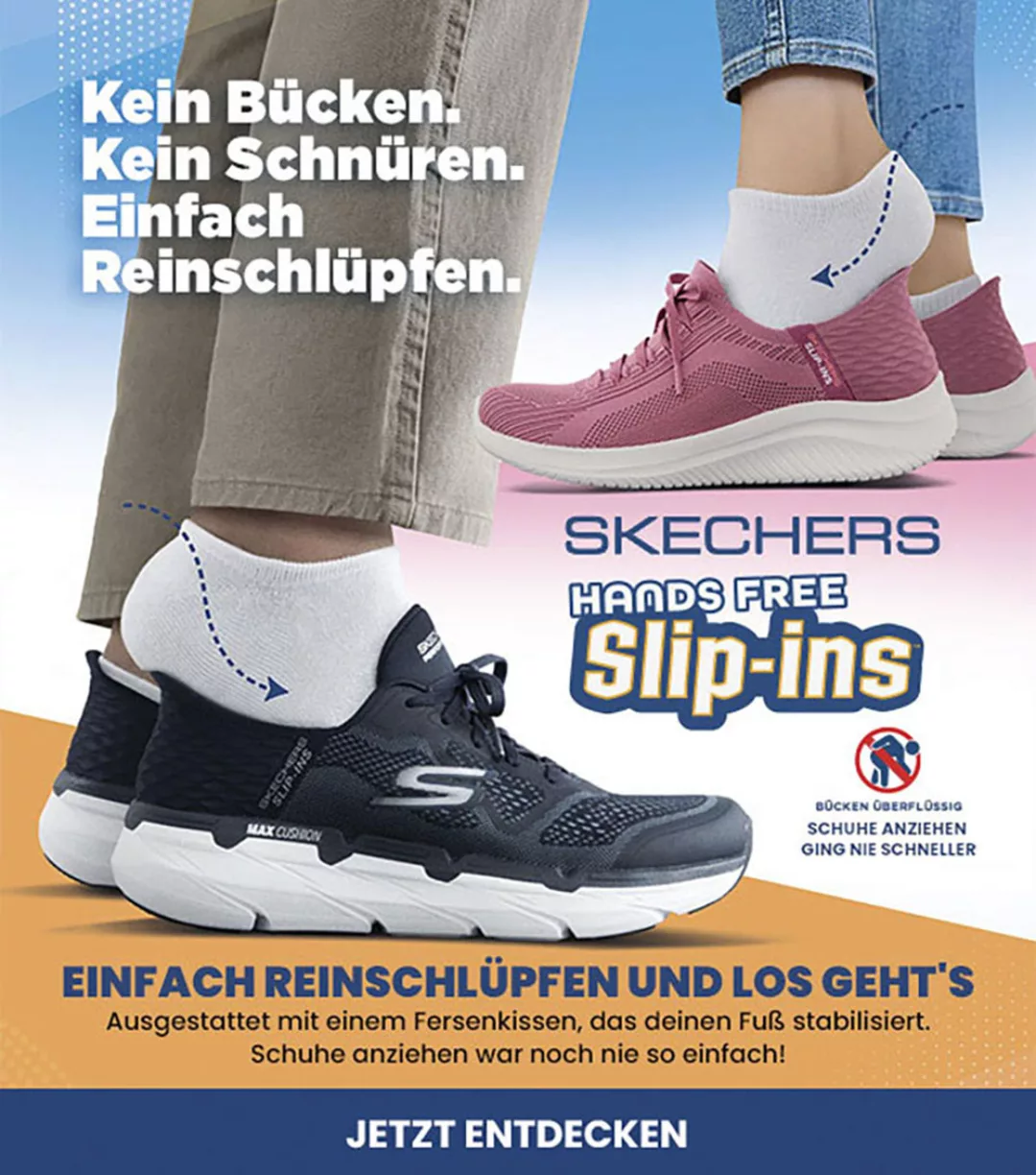 Skechers Slip-On Sneaker "GARZA", Slipper mit Heel Pillow™ Fersenkissen für günstig online kaufen