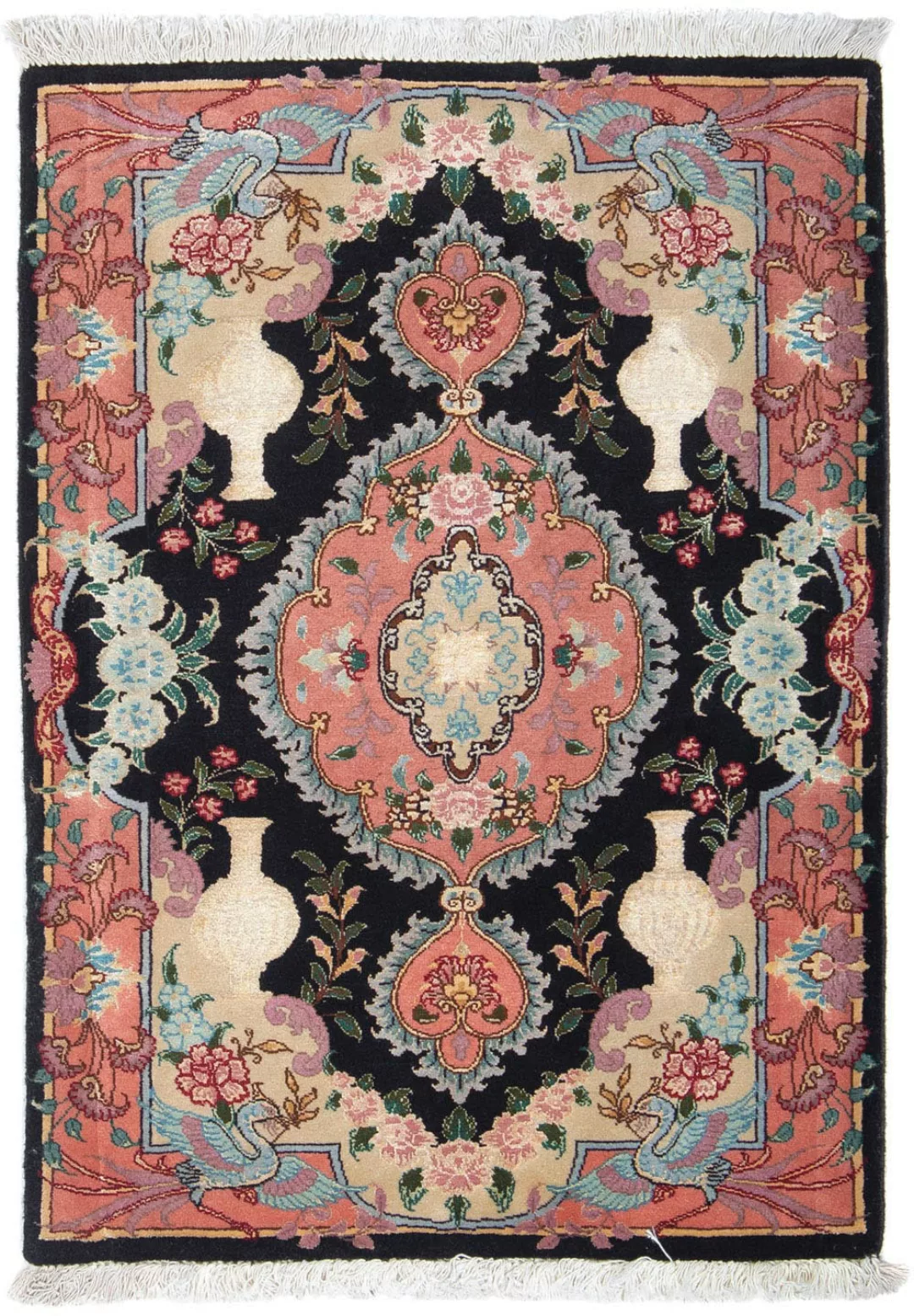 morgenland Wollteppich »Nain Medaillon Rosso scuro 318 x 246 cm«, rechtecki günstig online kaufen