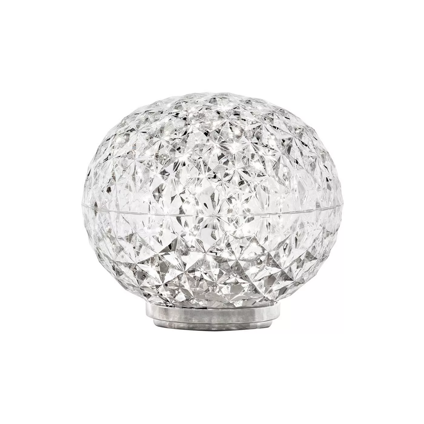 Kartell - Mini Planet LED Tischleuchte - kristall/H x Ø: 14.2x16cm/2,2W/ 27 günstig online kaufen