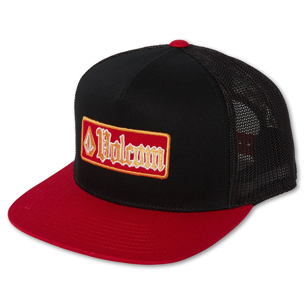 Volcom Pappy Trucker Deckel One Size Black Red günstig online kaufen