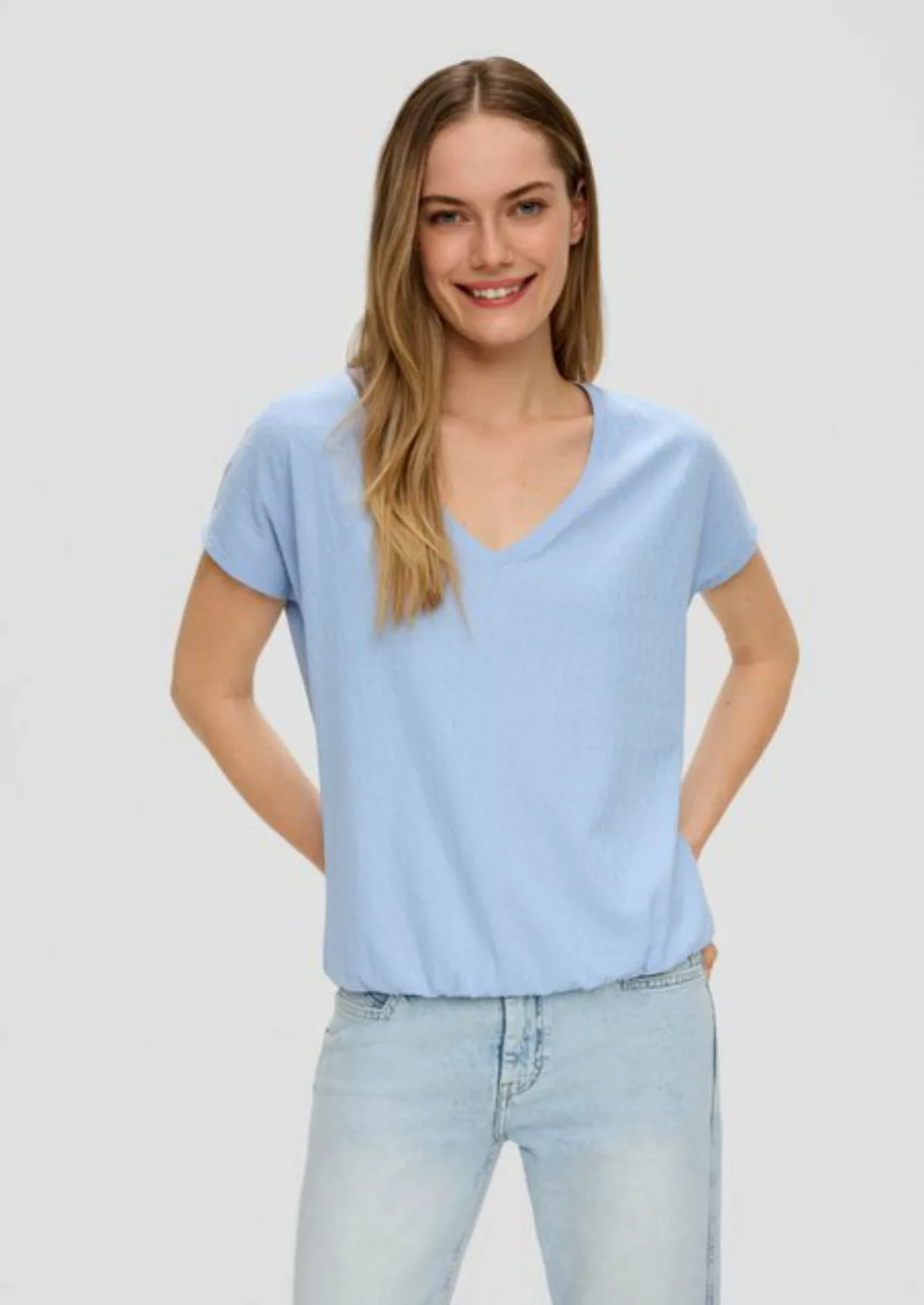 s.Oliver Shirttop T-Shirt im Relaxed-Fit günstig online kaufen