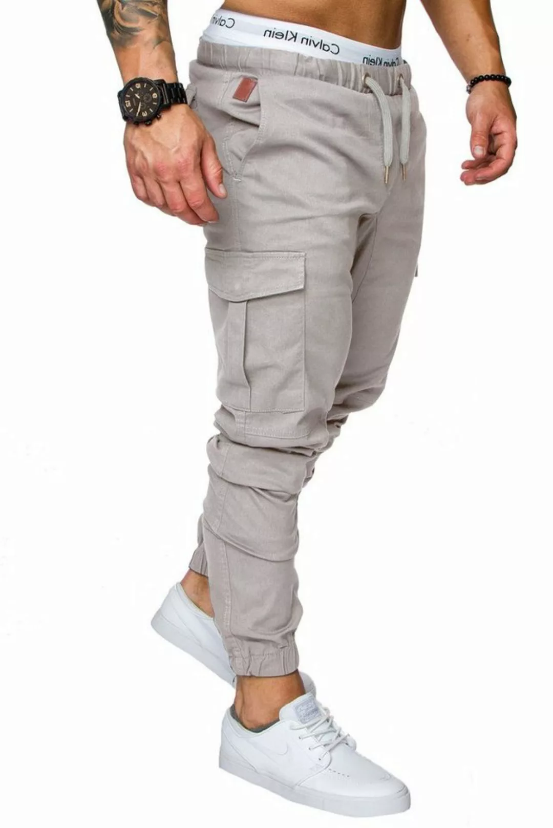 REPUBLIX Cargohose VINCE Herren Jogger Chino Hose Jeans günstig online kaufen