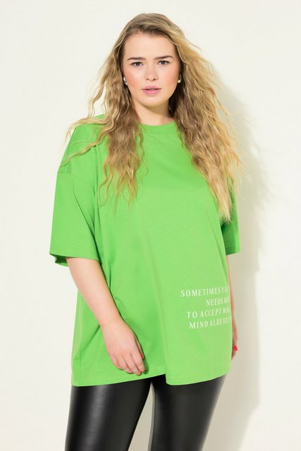 Studio Untold T-Shirt T-Shirt oversized Schrift Print Rundhals Halbarm günstig online kaufen