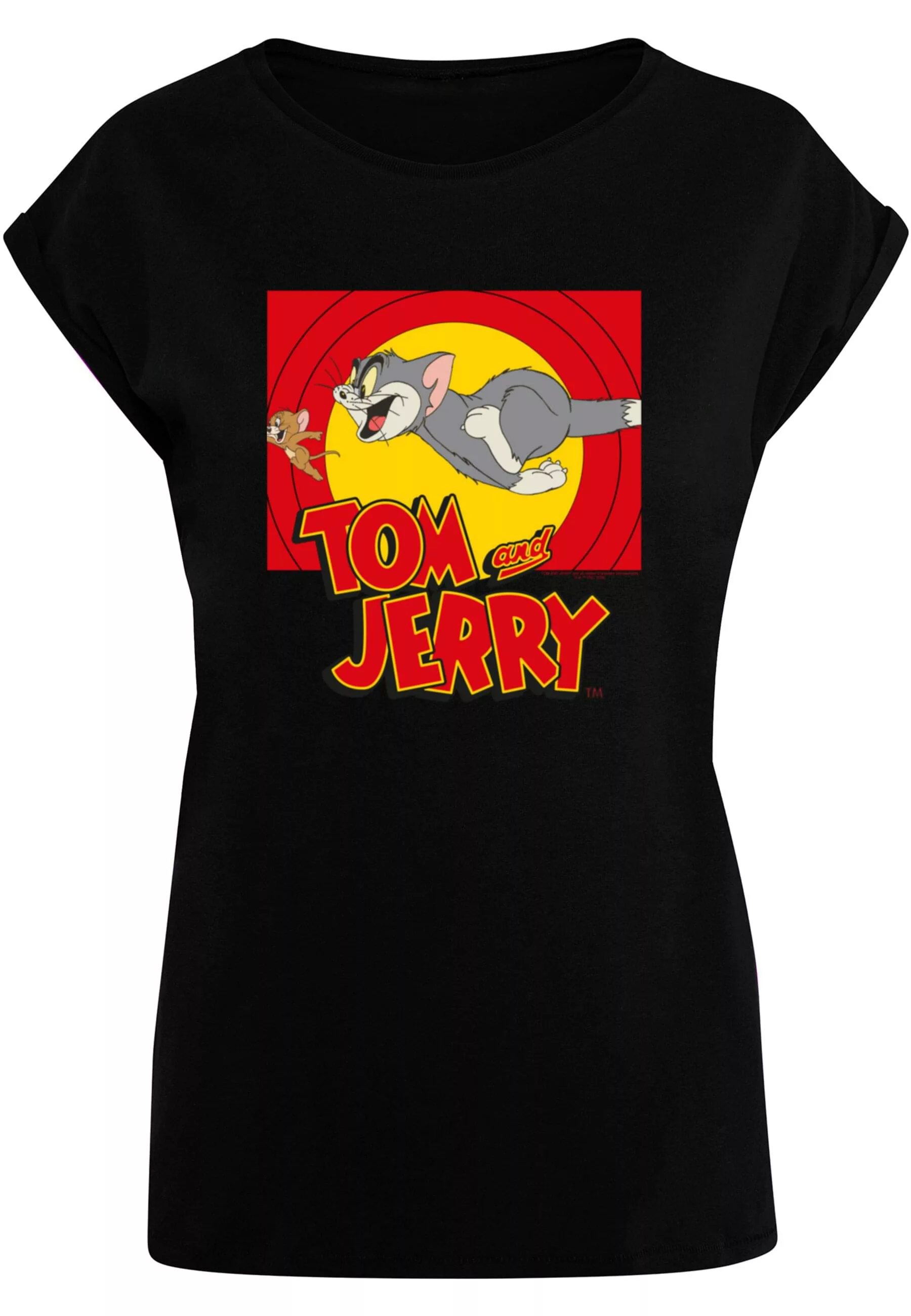 ABSOLUTE CULT T-Shirt "ABSOLUTE CULT Damen Ladies Tom and Jerry - Chase Sce günstig online kaufen