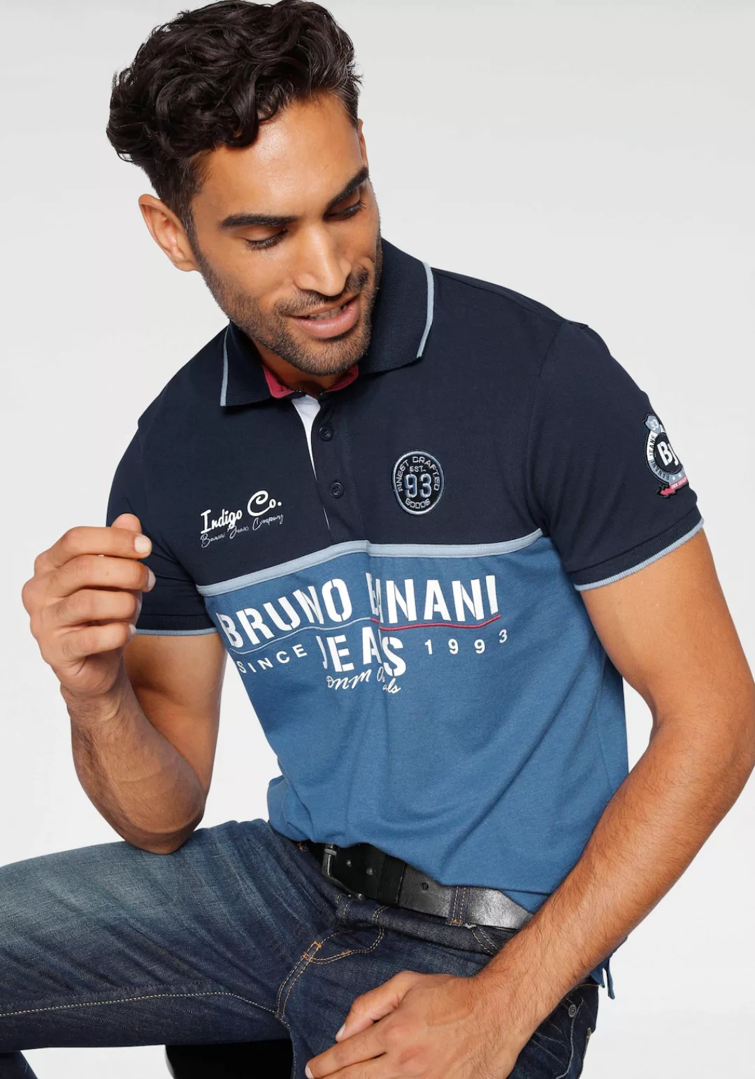 Bruno Banani Poloshirt, Kurzarm, körpernahe Passform, mit Polokragen günstig online kaufen