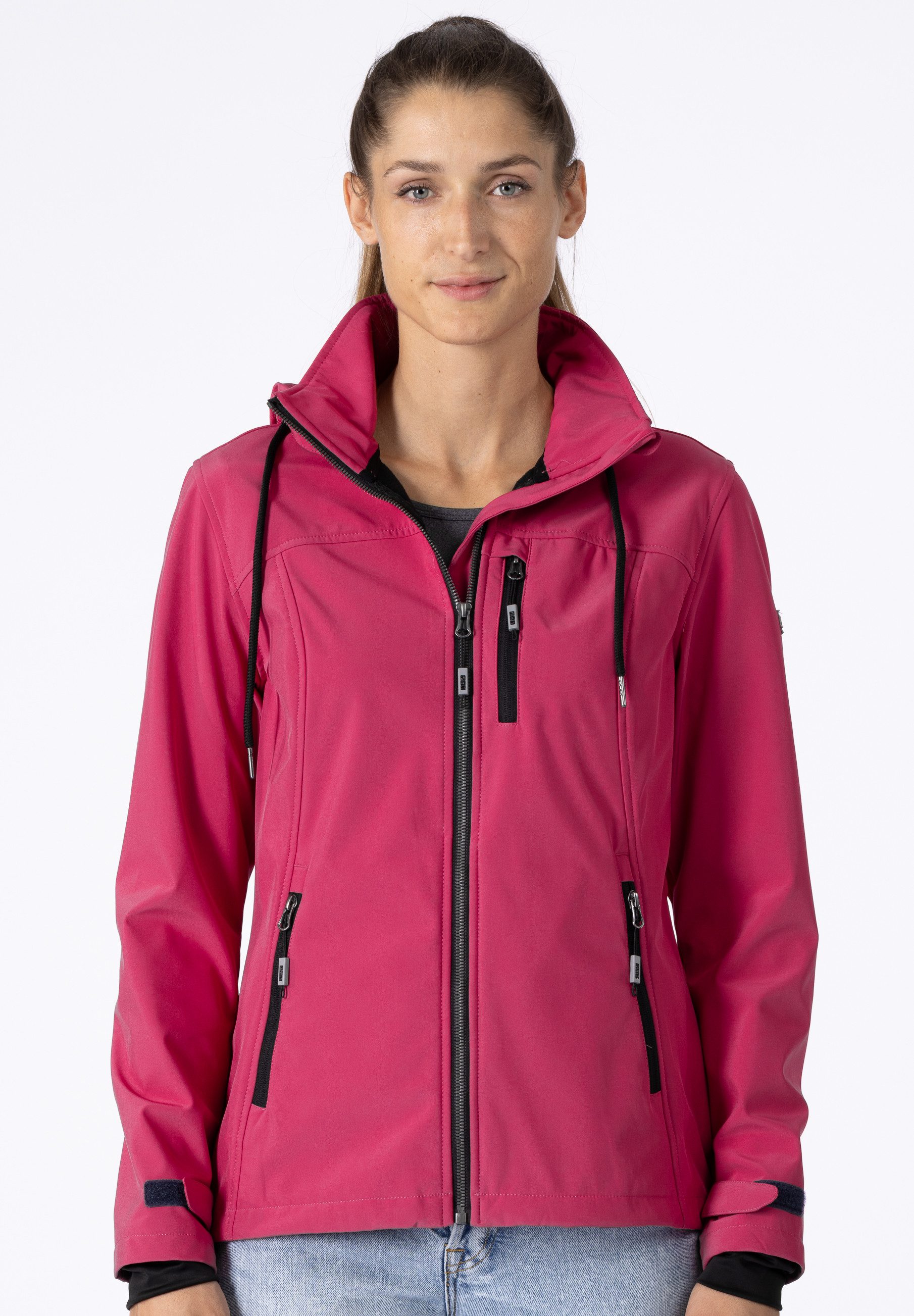 DEPROC Active Softshelljacke "DECORAH PEAK V WOMEN", mit abnehmbarer Kapuze günstig online kaufen