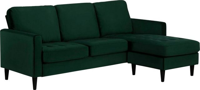 Cosmo Living Ecksofa "Strummer", Ottomane beidseitig montierbar günstig online kaufen