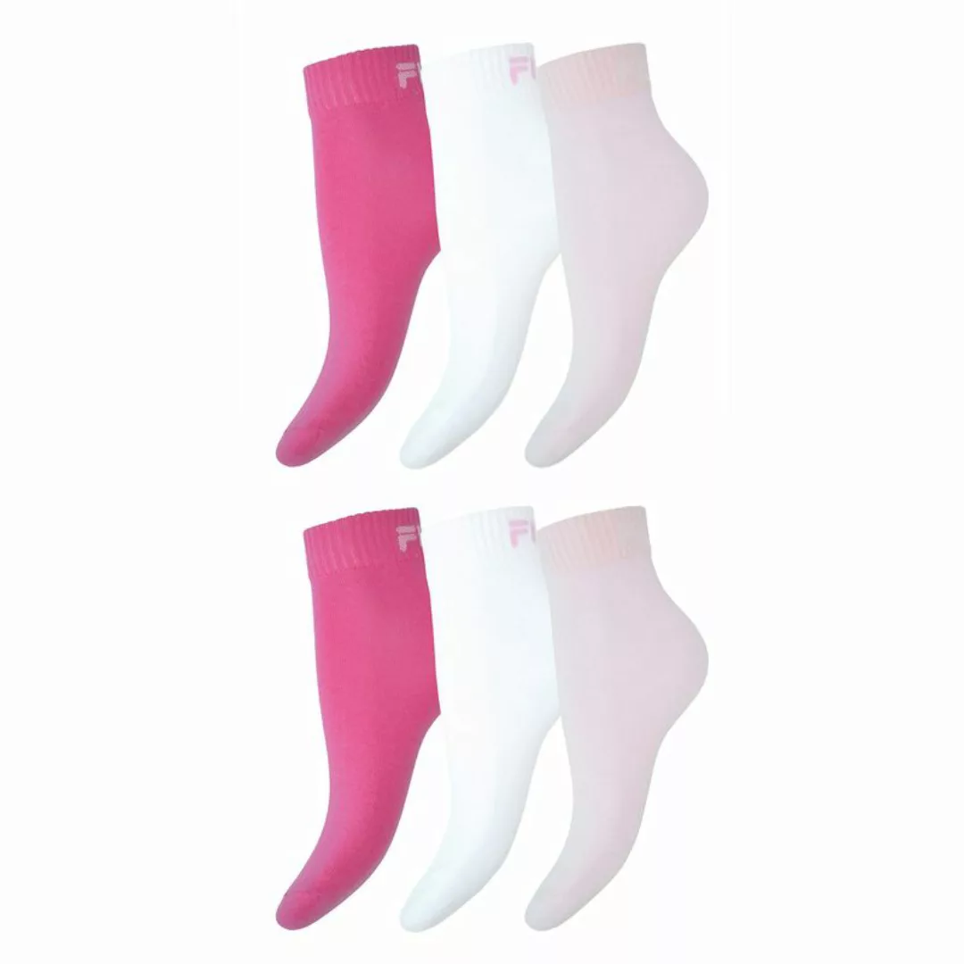FILA Quarter Socken Unisex, 3 Paar - Kurzsocken, Sport, Logo-Bund, uni, 35- günstig online kaufen