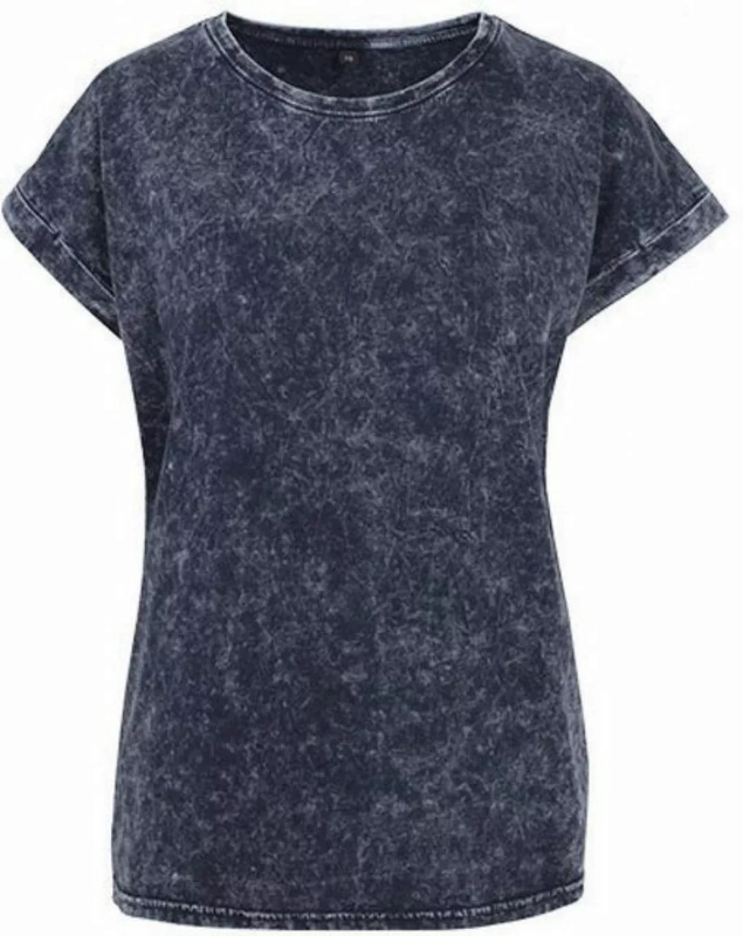 Build Your Brand Rundhalsshirt Damen Acid Washed Extended Shoulder Tee günstig online kaufen