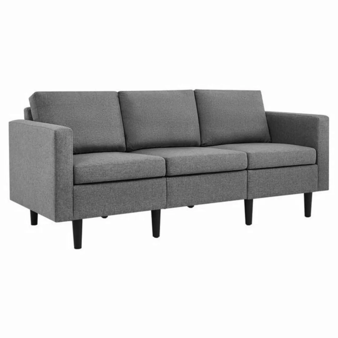 Yaheetech Schlafsofa, 3-Sitzer-Sofa Couch Polstersofa für 3 Personen, max.3 günstig online kaufen