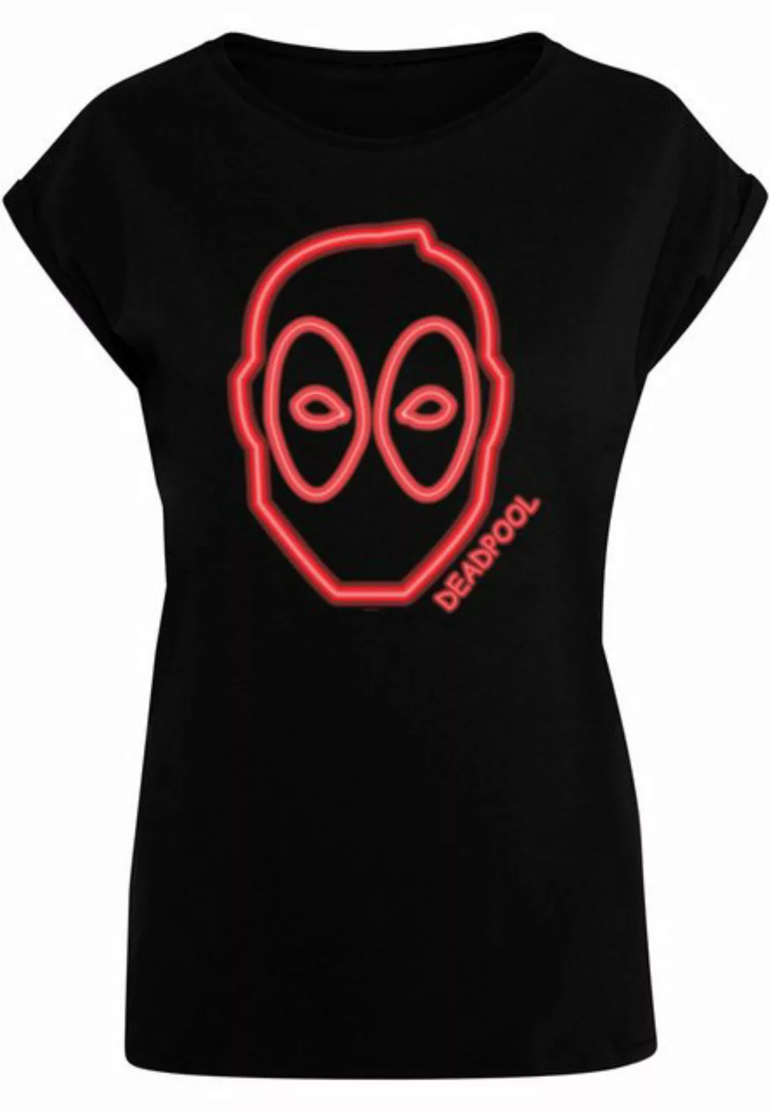 ABSOLUTE CULT T-Shirt ABSOLUTE CULT Damen Ladies Deadpool - Neon Head T-Shi günstig online kaufen