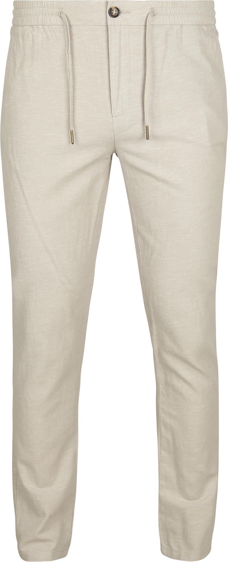 Scotch and Soda Chino Warren Leinen Greige - Größe W 33 - L 32 günstig online kaufen