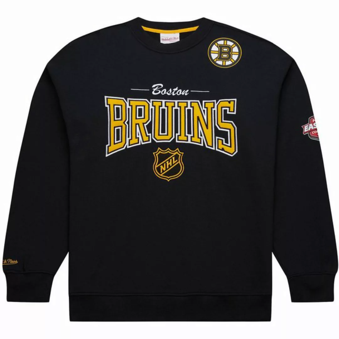 Mitchell & Ness Rundhalspullover BACKPRINT Boston Bruins günstig online kaufen