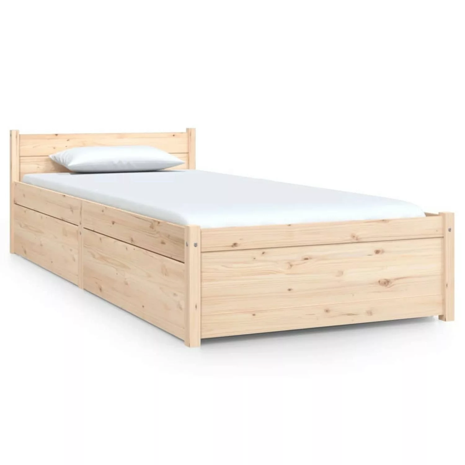 vidaXL Bett mit Schubladen 75x190 cm 2FT6 Small Single Modell 11156587 günstig online kaufen