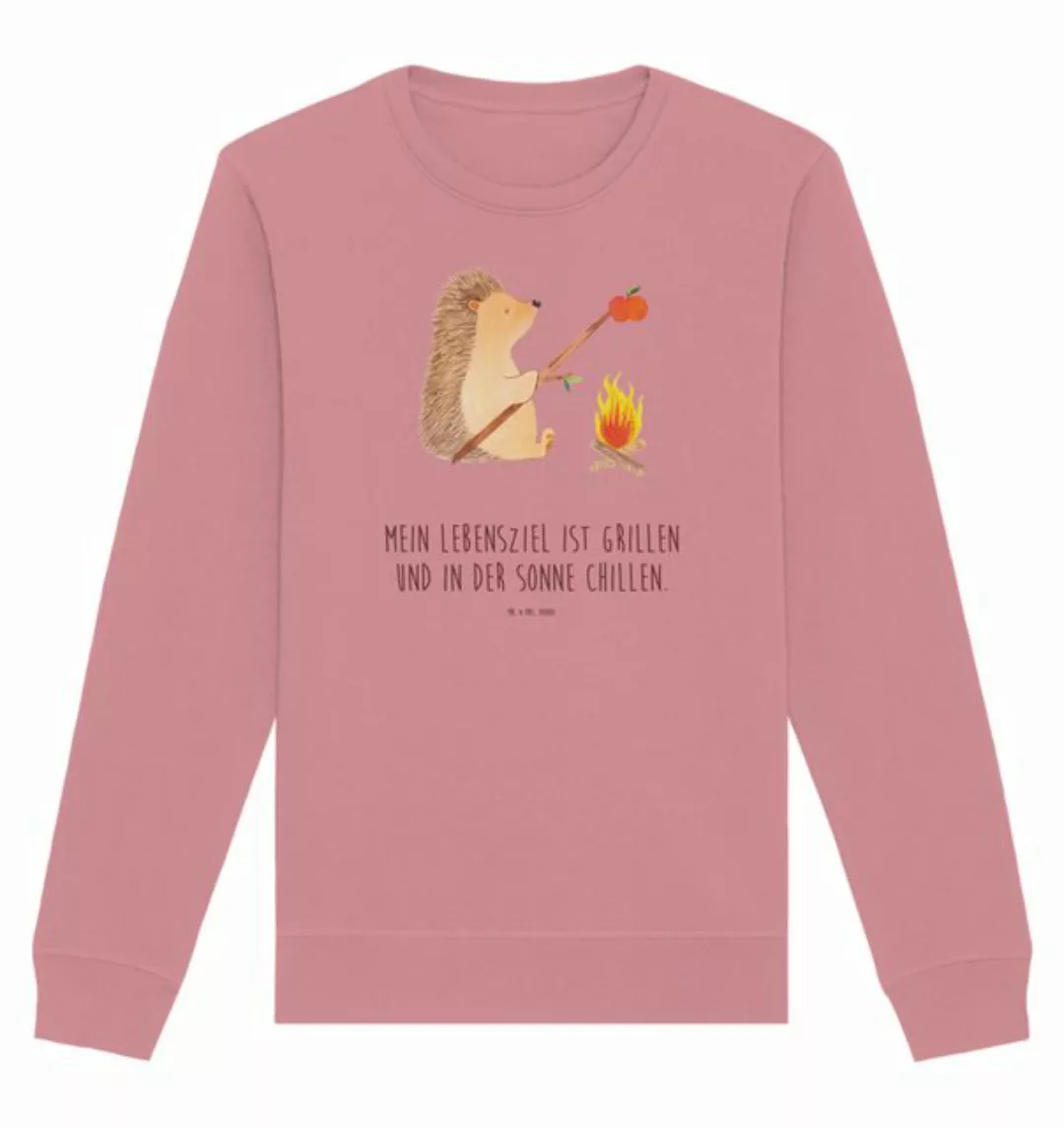 Mr. & Mrs. Panda Longpullover Größe M Igel Grillen - Canyon Pink - Geschenk günstig online kaufen