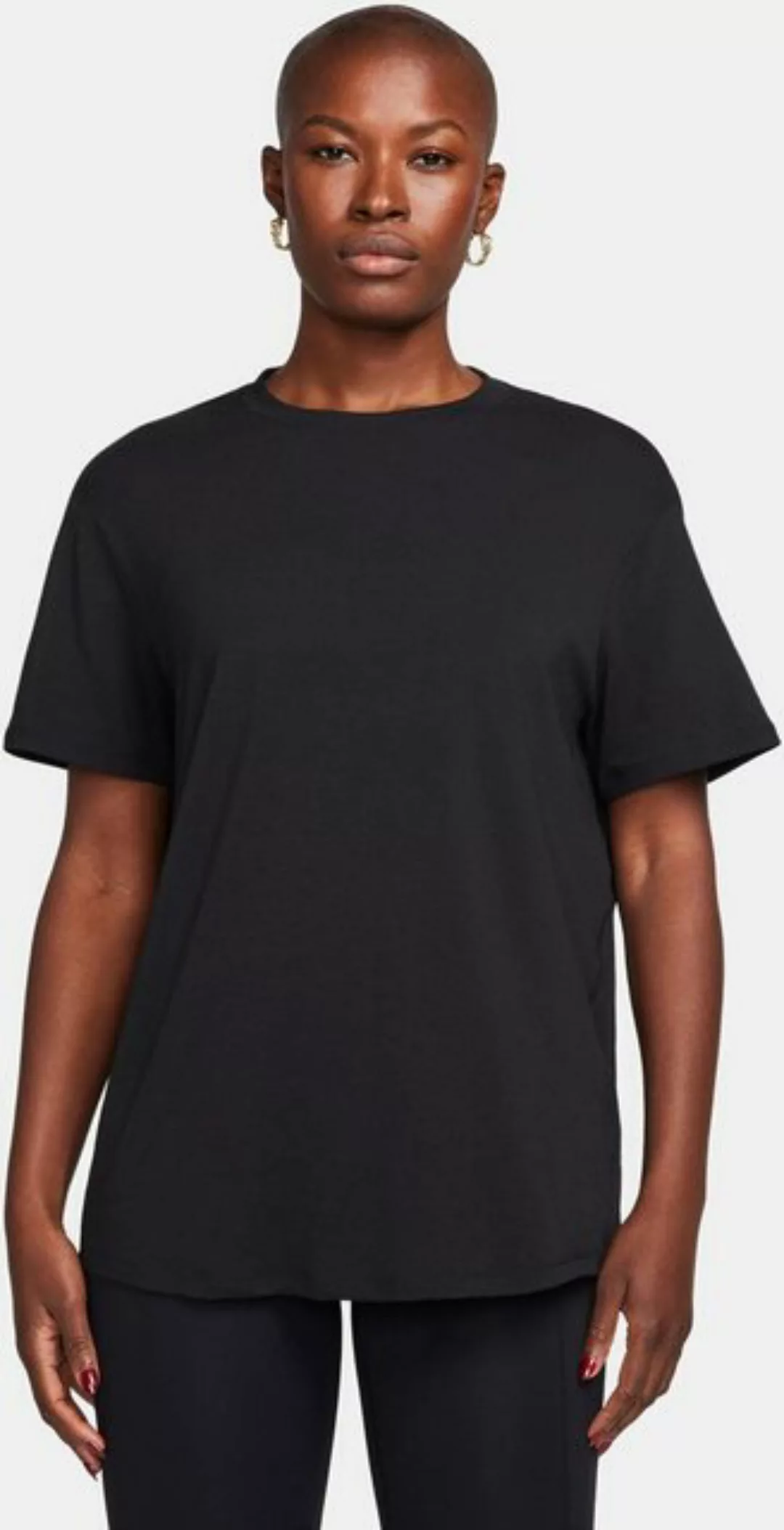 Nike Kurzarmshirt W NK ONE RELAXED DF SS TOP BLACK/BLACK günstig online kaufen