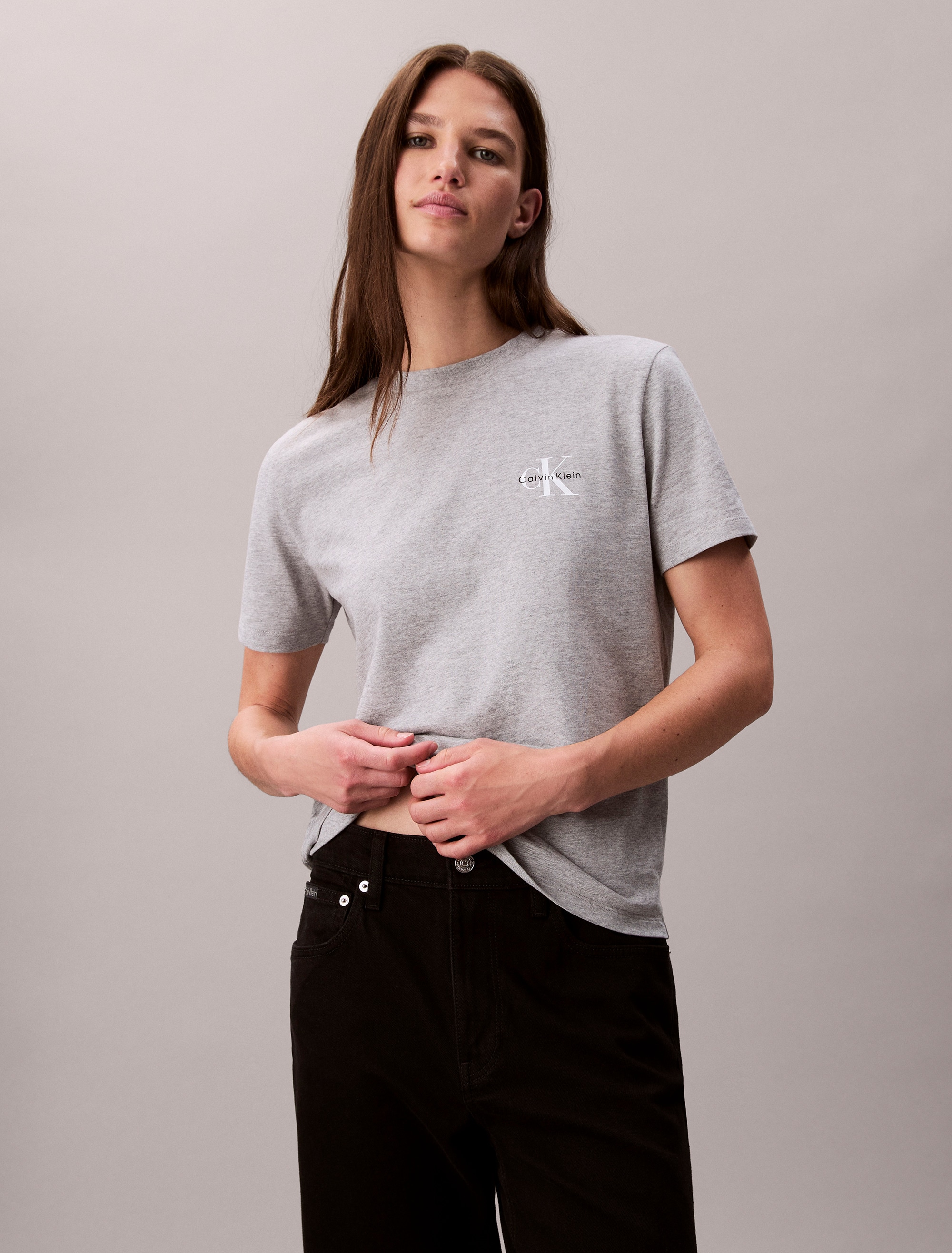 Calvin Klein Jeans Kurzarmshirt "A- Logo VN 2 pack Tee", (Packung, 2er-Pack günstig online kaufen