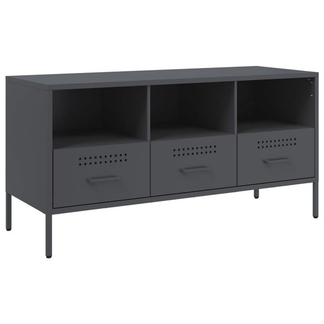 vidaXL TV-Schrank TV-Schrank Anthrazit 100,5x39x50,5 cm Kaltgewalzter Stahl günstig online kaufen