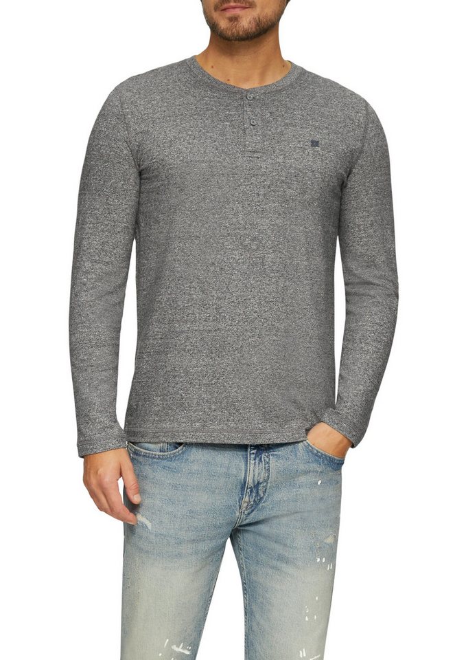 s.Oliver Henleyshirt mit Henley Kragen günstig online kaufen