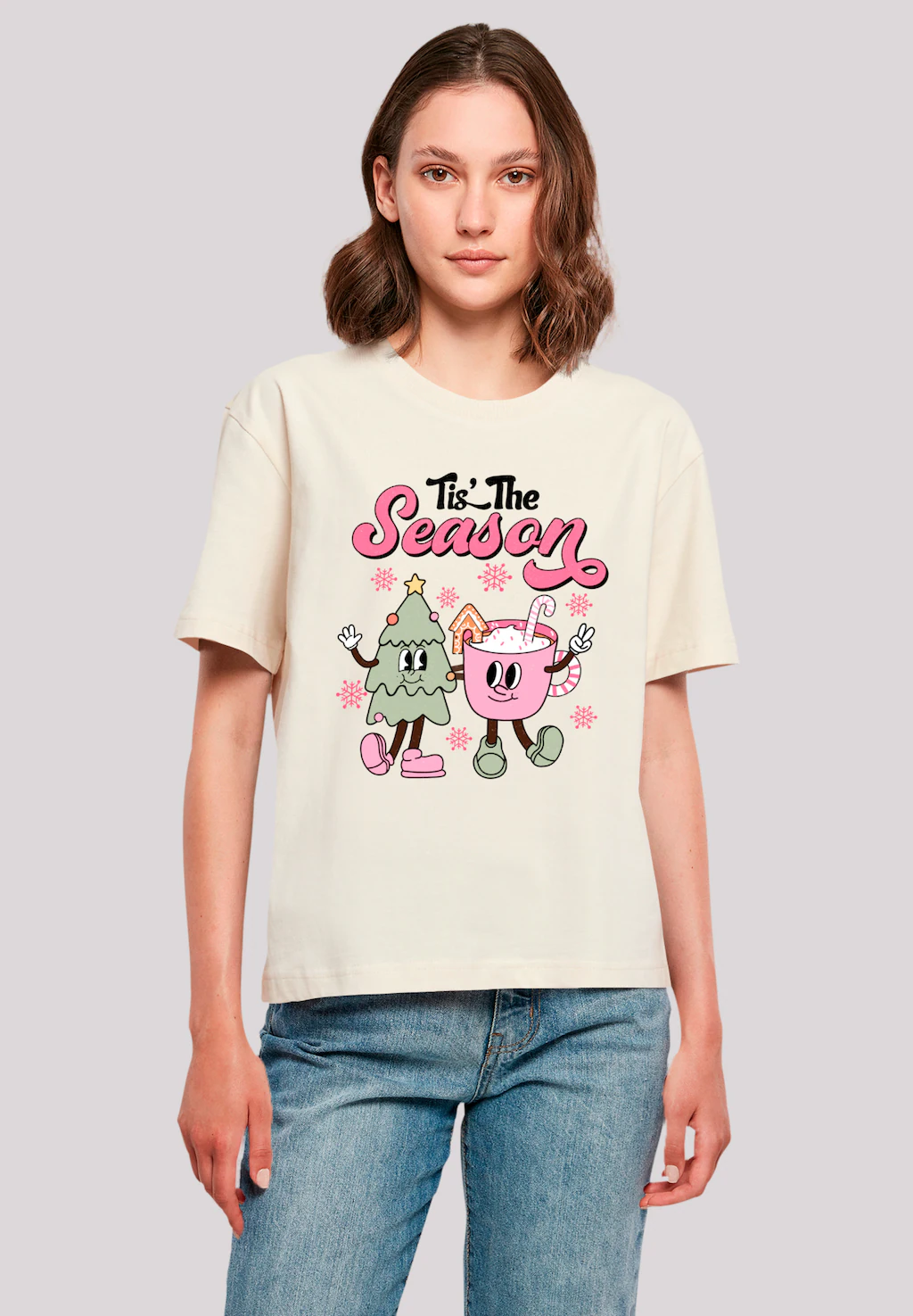 F4NT4STIC T-Shirt "Tis The Season Tree Cocoa", Premium Qualität, Weihnachts günstig online kaufen