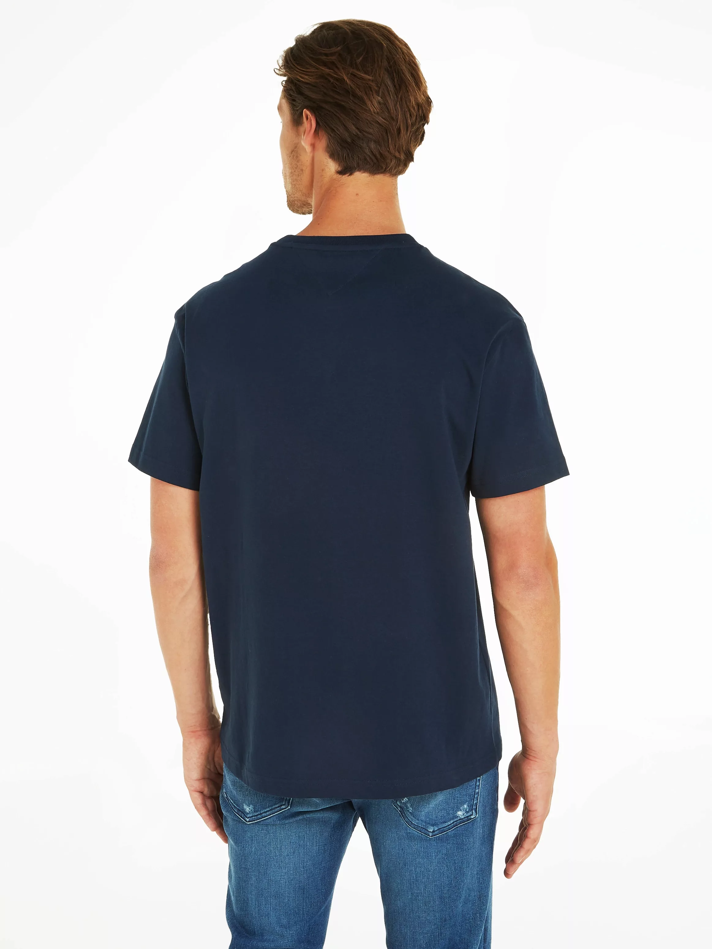 Tommy Jeans T-Shirt TJM REG SIGNATURE TEE EXT mit aufgesticktem Signatur-Lo günstig online kaufen