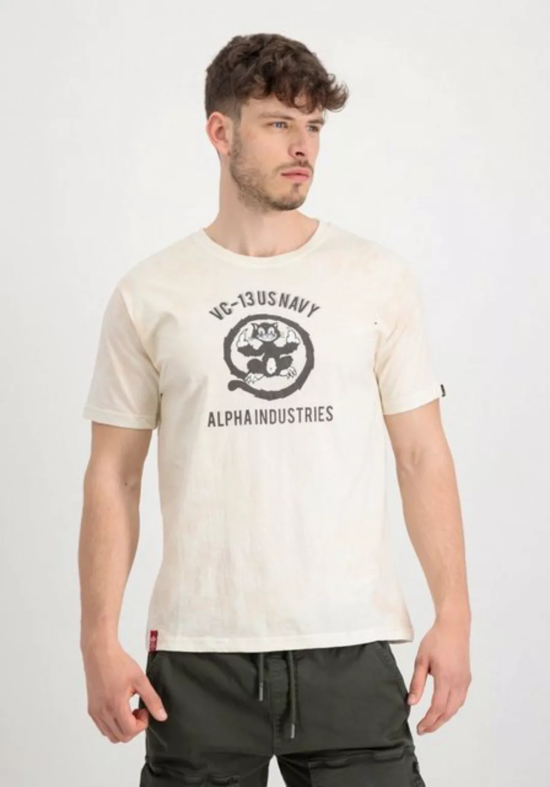 Alpha Industries T-Shirt "Alpha Industries Men - T-Shirts USN Cat T-Shirt" günstig online kaufen