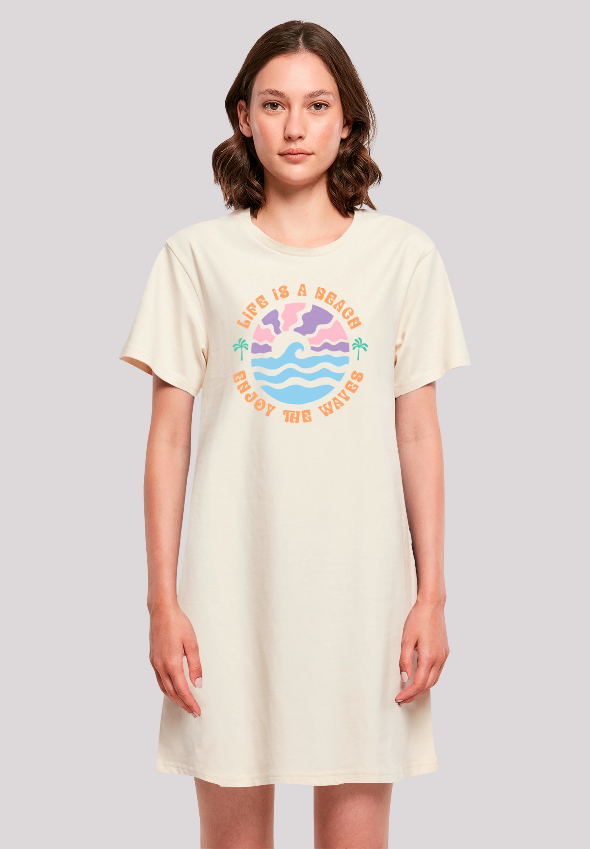 F4NT4STIC T-Shirt "Life Is A Beach Enjoy The Waves", Premium Qualität günstig online kaufen