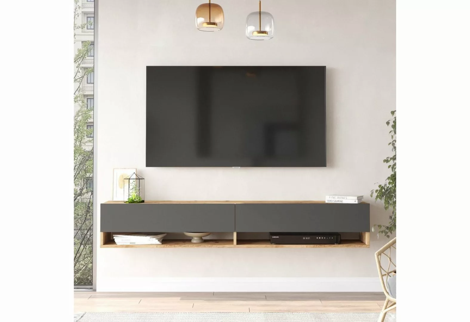 Skye Decor TV-Schrank Schränke, 29,1x180x31,6 cm, 100% Melaminbeschichtete günstig online kaufen