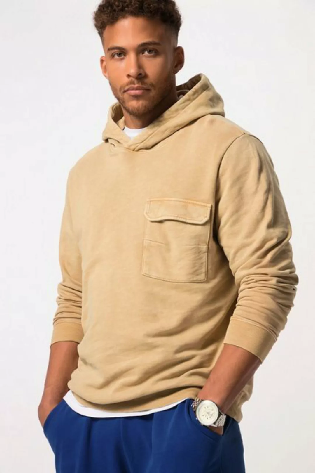 STHUGE Sweatshirt STHUGE Hoodie Kapuze Vintage Look bis 8 XL günstig online kaufen