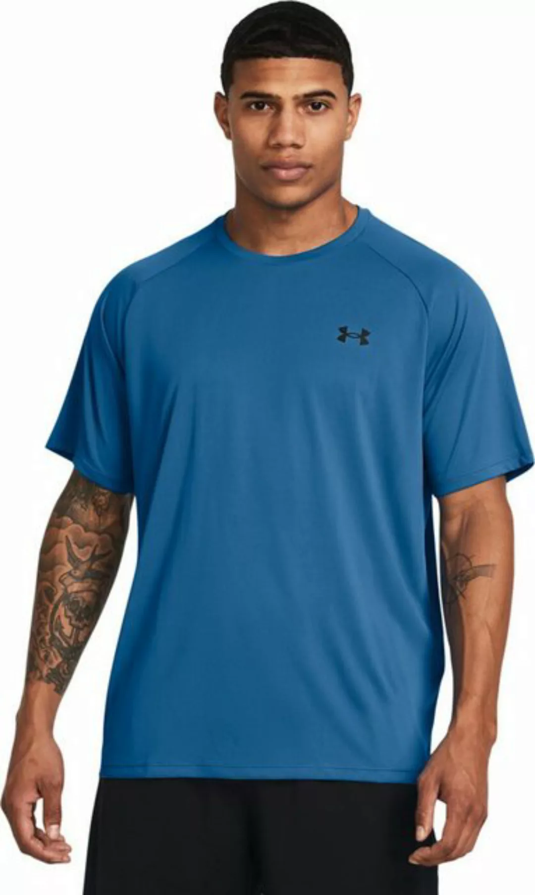 Under Armour® Poloshirt UA TECH 2.0 SS TEE PHOTON BLUE günstig online kaufen