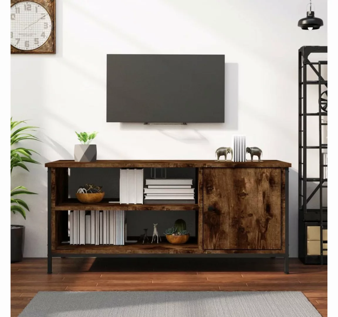 vidaXL Schrankmodule TV-Schrank Räuchereiche 100x40x45 cm Holzwerkstoff günstig online kaufen