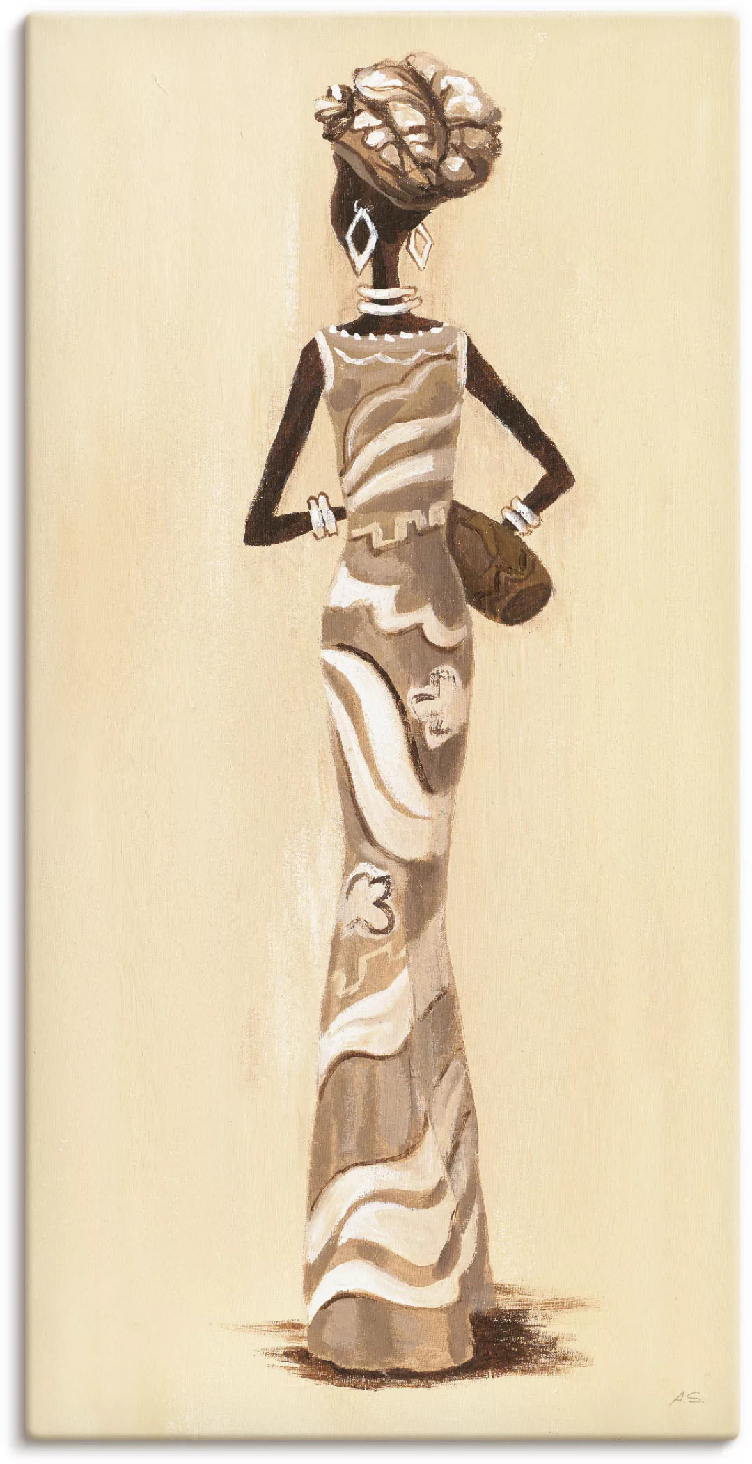 Artland Wandbild »Afrikanerin - Kehrseite«, Bilder von Frauen, (1 St.), als günstig online kaufen