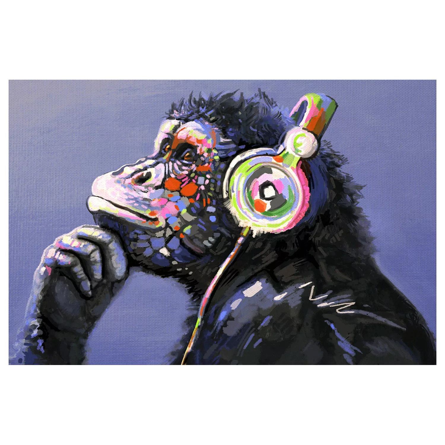 home24 Wandbild Musical Monkey günstig online kaufen