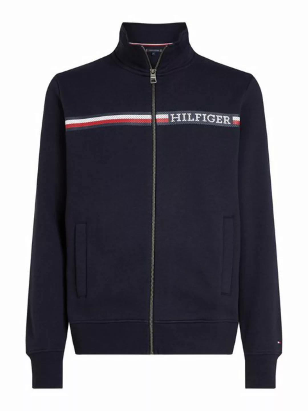 Tommy Hilfiger Sweatjacke CHEST STRIPE ZIP THROUGH günstig online kaufen