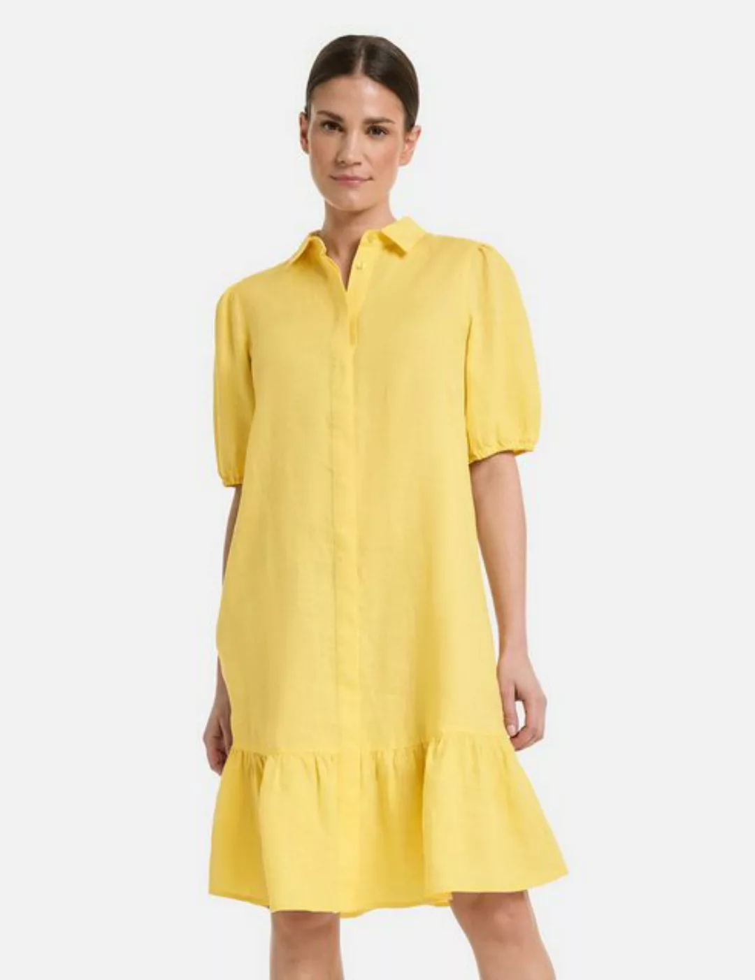 GERRY WEBER Midikleid Modisches Blusenkleid aus Leinen günstig online kaufen