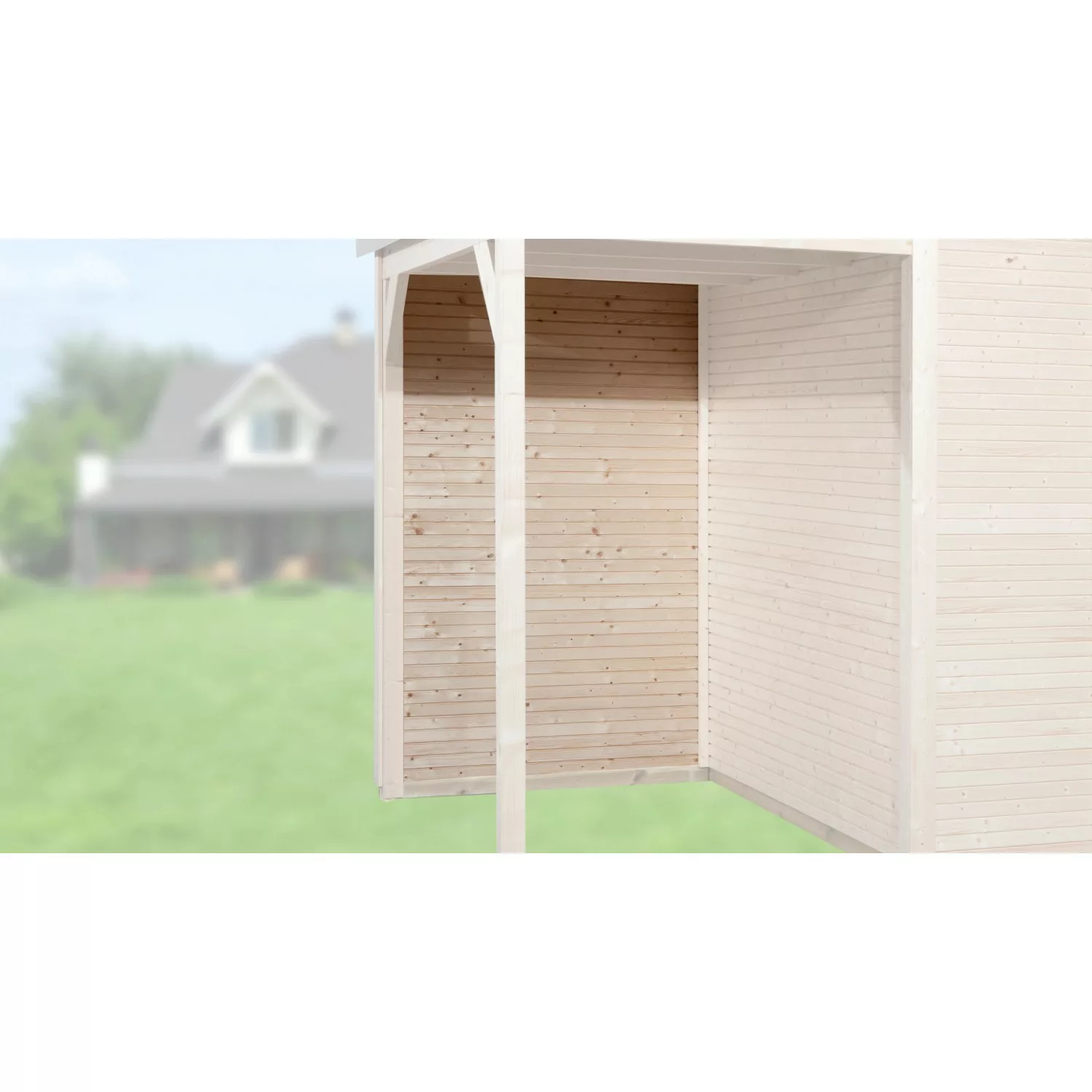 Rückwandpaket 150 cm für WekaLine Designhaus 172 Natur günstig online kaufen