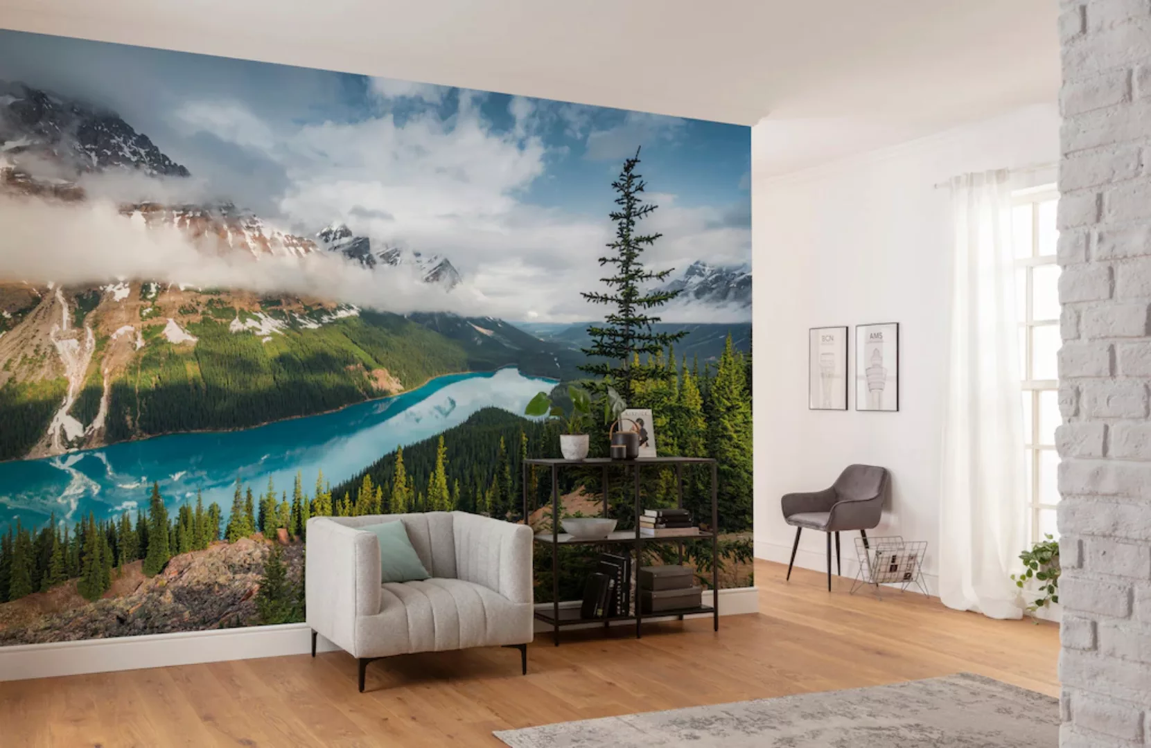 KOMAR Vlies Fototapete - Wonderland Canada - Größe 450 x 280 cm mehrfarbig günstig online kaufen