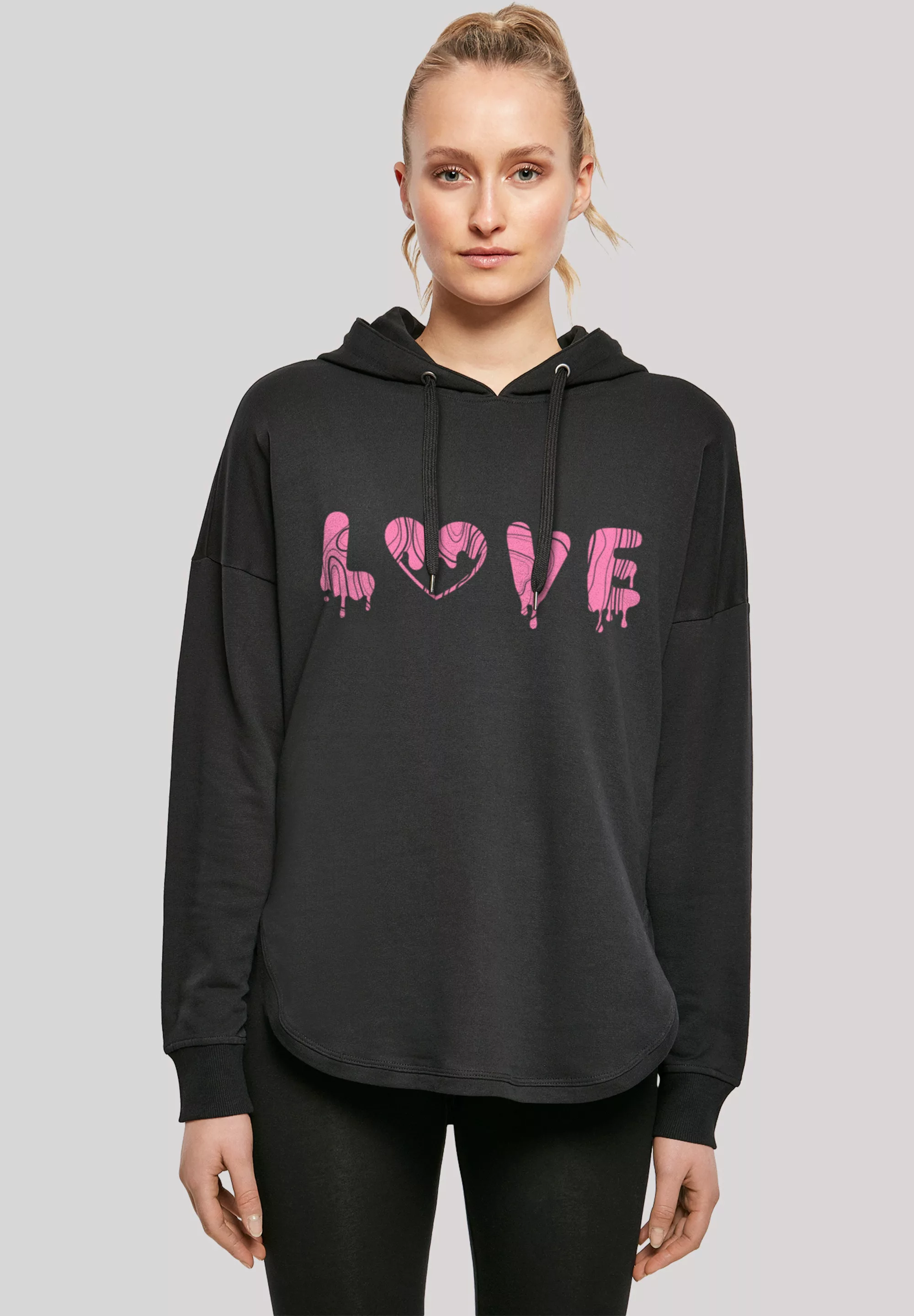 F4NT4STIC Kapuzenpullover "Valentinstag Love Pink", Print günstig online kaufen