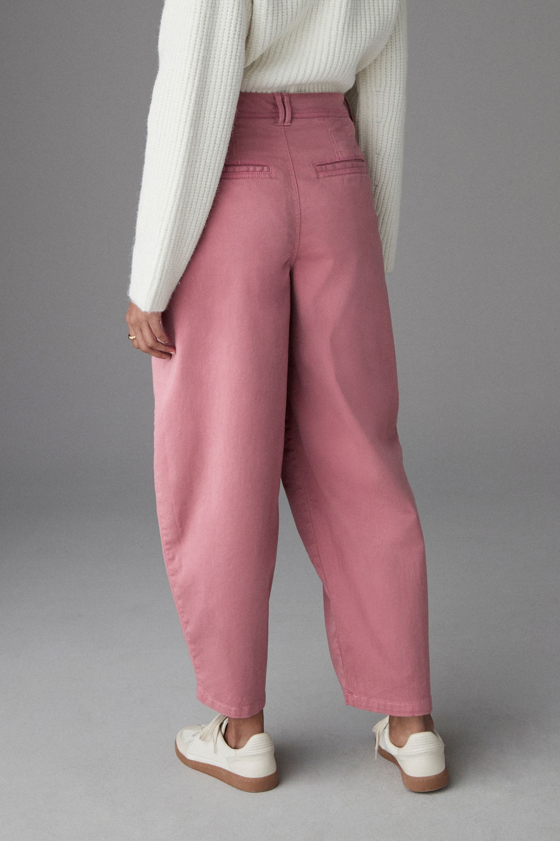 Next Chinohose Chinohose mit Barrel-Leg (1-tlg) günstig online kaufen