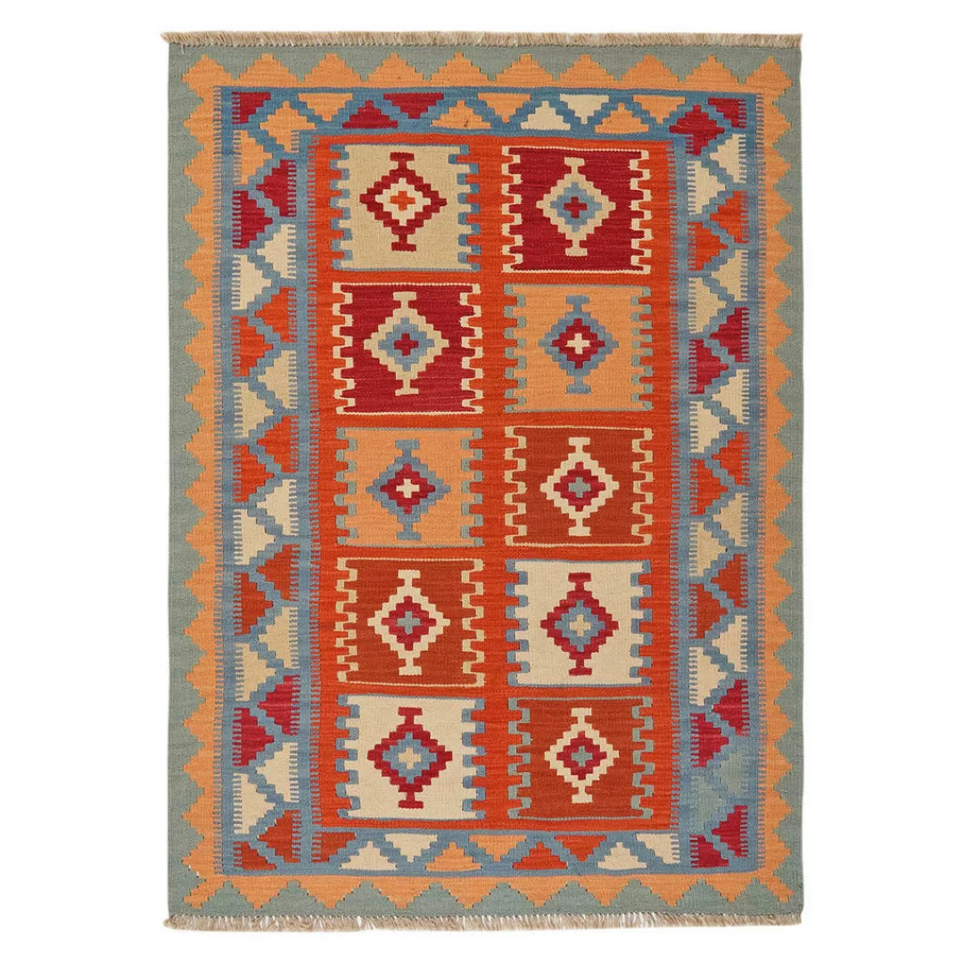 PersaTepp Teppich Kelim Gashgai multicolor B/L: ca. 115x155 cm günstig online kaufen