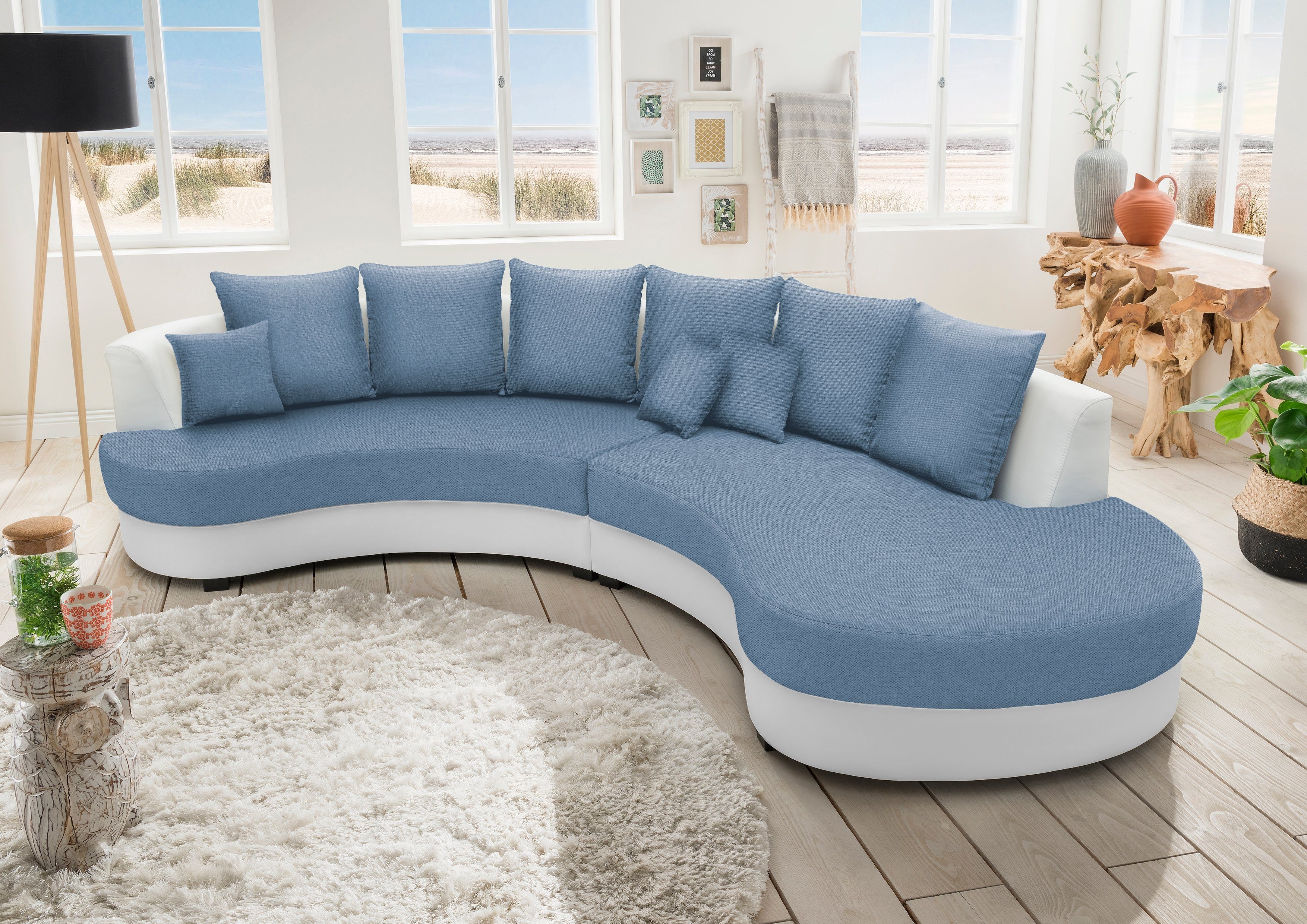 INOSIGN Ecksofa "Limoncello organische Formensprache, L-Form", ergonomische günstig online kaufen