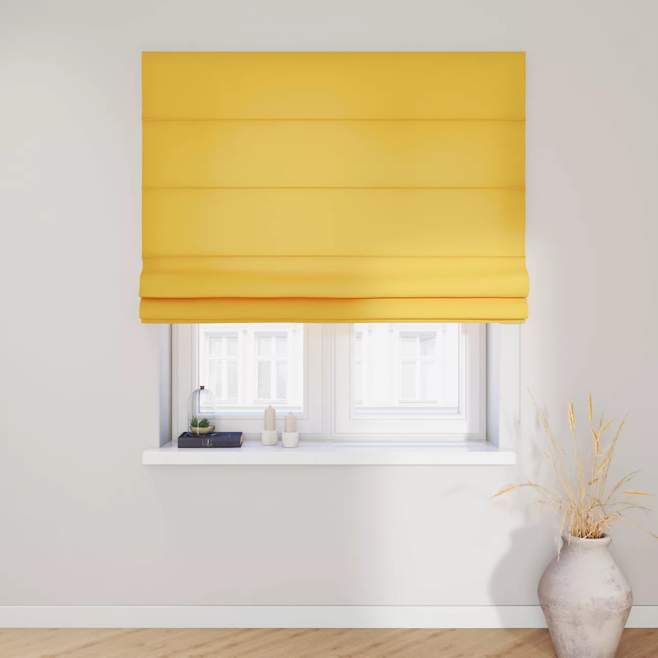 Dekoria Raffrollo Capri, gelb, 50 x 60 cm günstig online kaufen