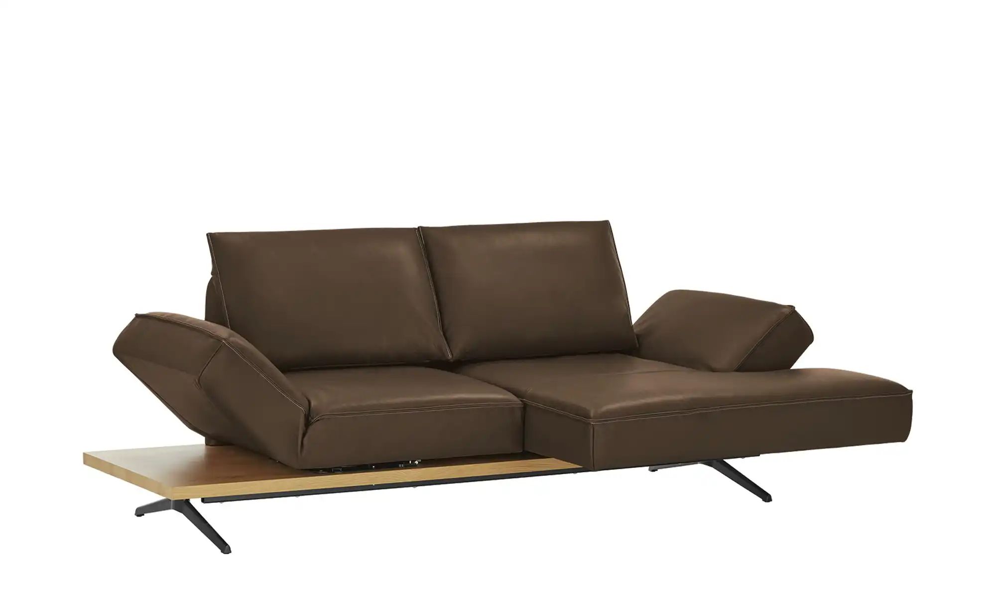 KOINOR Ecksofa Echtleder Phoenix ¦ braun ¦ Maße (cm): B: 240 H: 116 T: 132. günstig online kaufen