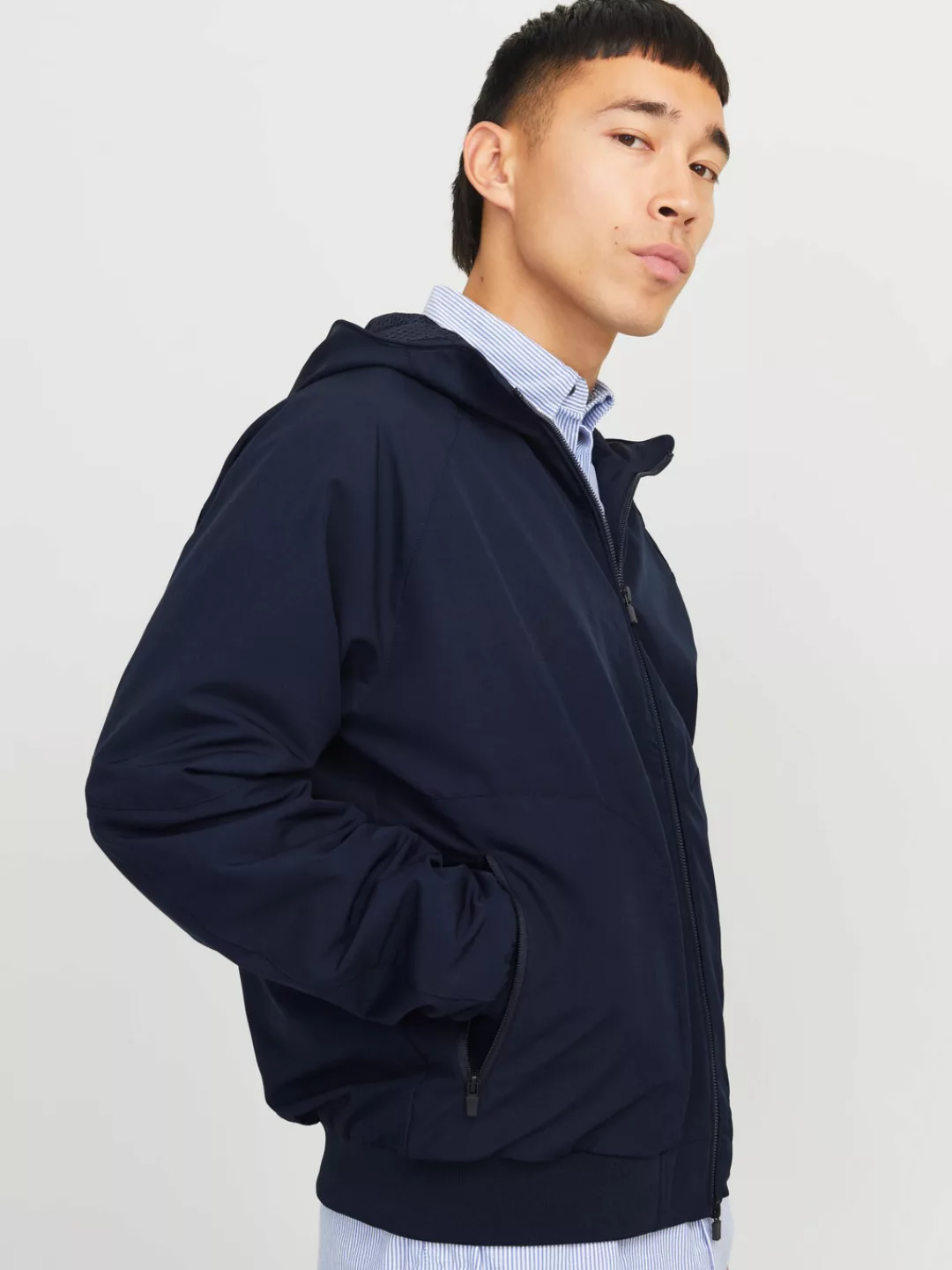 Jack & Jones Bomberjacke "JJEPERFECT BOMBER NOOS", mit Kapuze, mit Kapuze günstig online kaufen