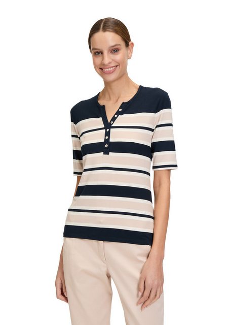 Betty Barclay Kurzarmshirt Betty Barclay Basic Shirt mit Knöpfen (1-tlg) Dr günstig online kaufen