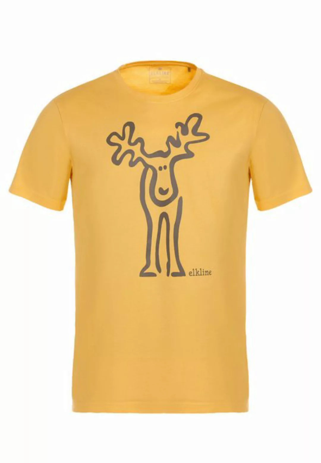 Elkline T-Shirt Rudolf Retro Kult Elch Brust Rücken Print günstig online kaufen