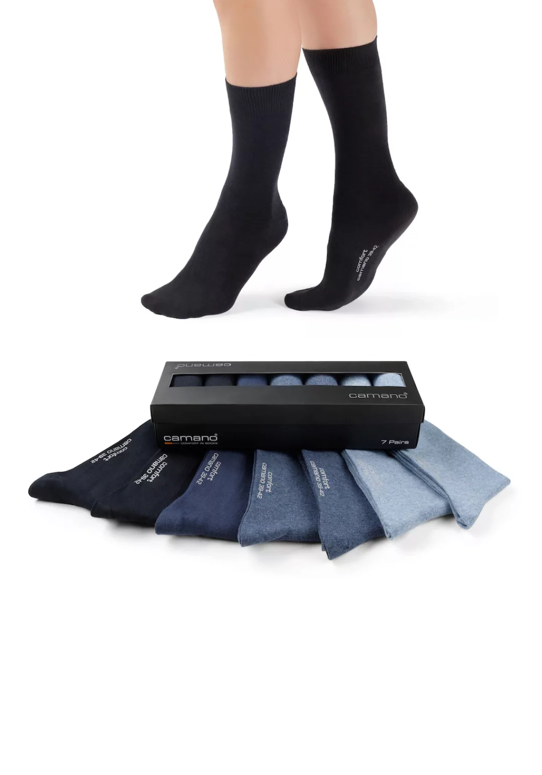 Camano Socken "Sockenbox 7er Pack" günstig online kaufen