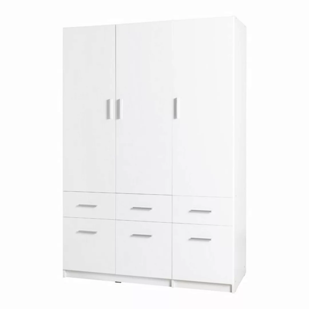 Lomadox Kleiderschrank SELAWIK-166 Drehtürenschrank, 3-türig, 136cm breit, günstig online kaufen