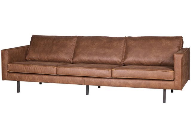 Maison ESTO Sofa MODEO 3-Sitzer recyceltes Leder 277 cm günstig online kaufen